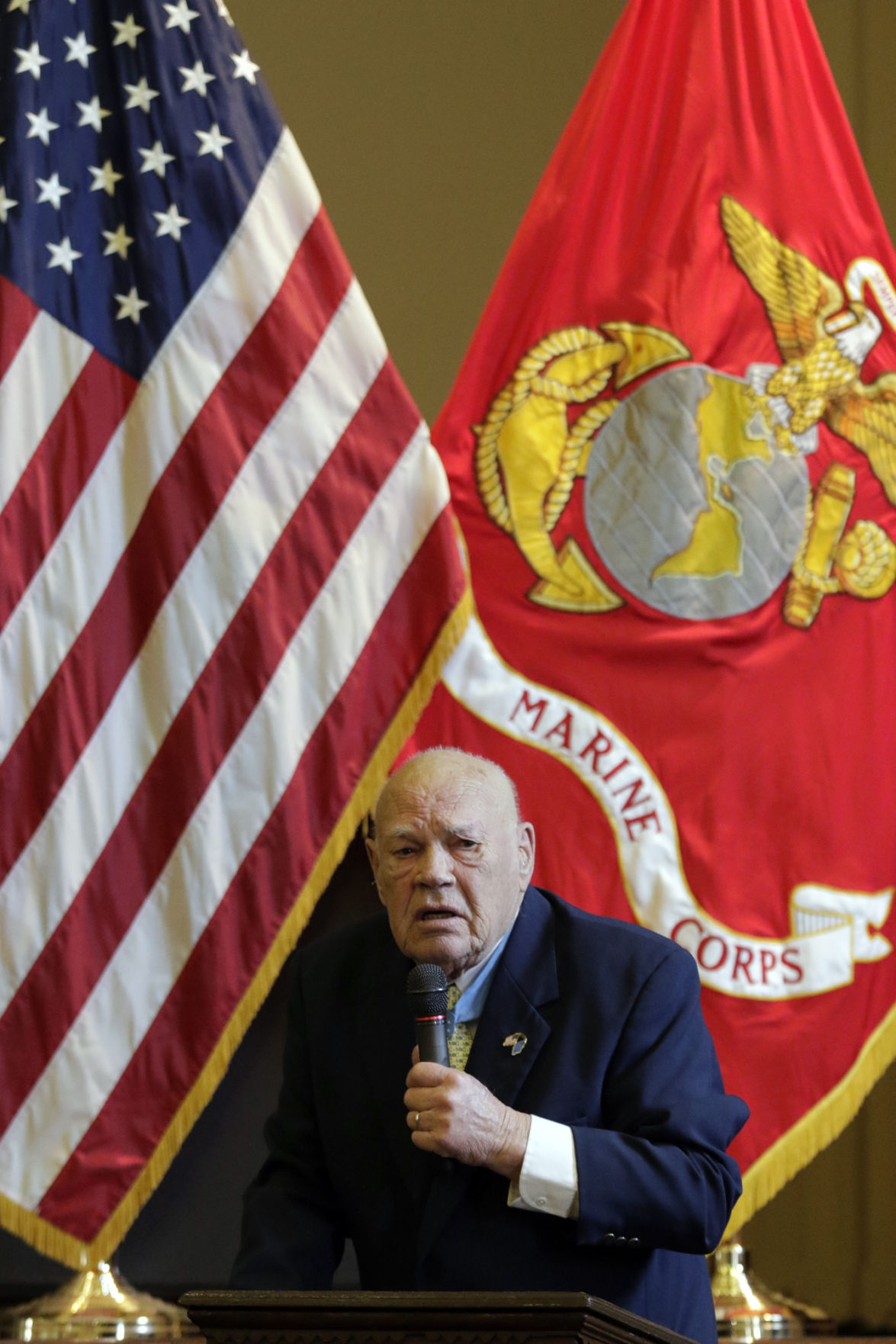Retired Army Command Sgt. Maj. Bennie Adkins